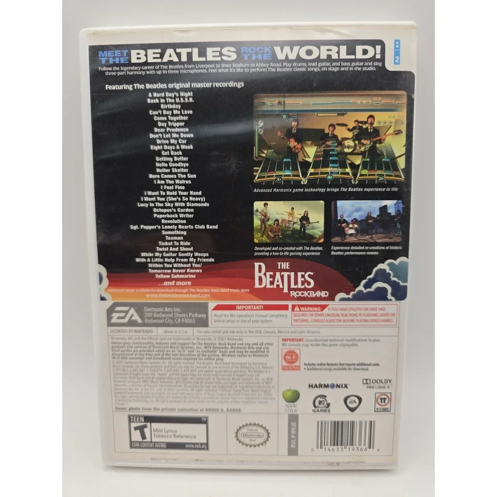 The Beatles: Rock Band (Nintendo Wii, 2009)